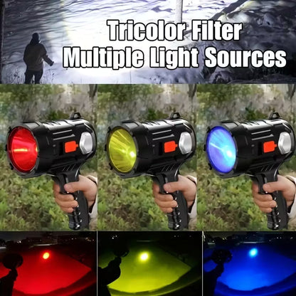 1pc Rechargeable Spotlight Flashlight