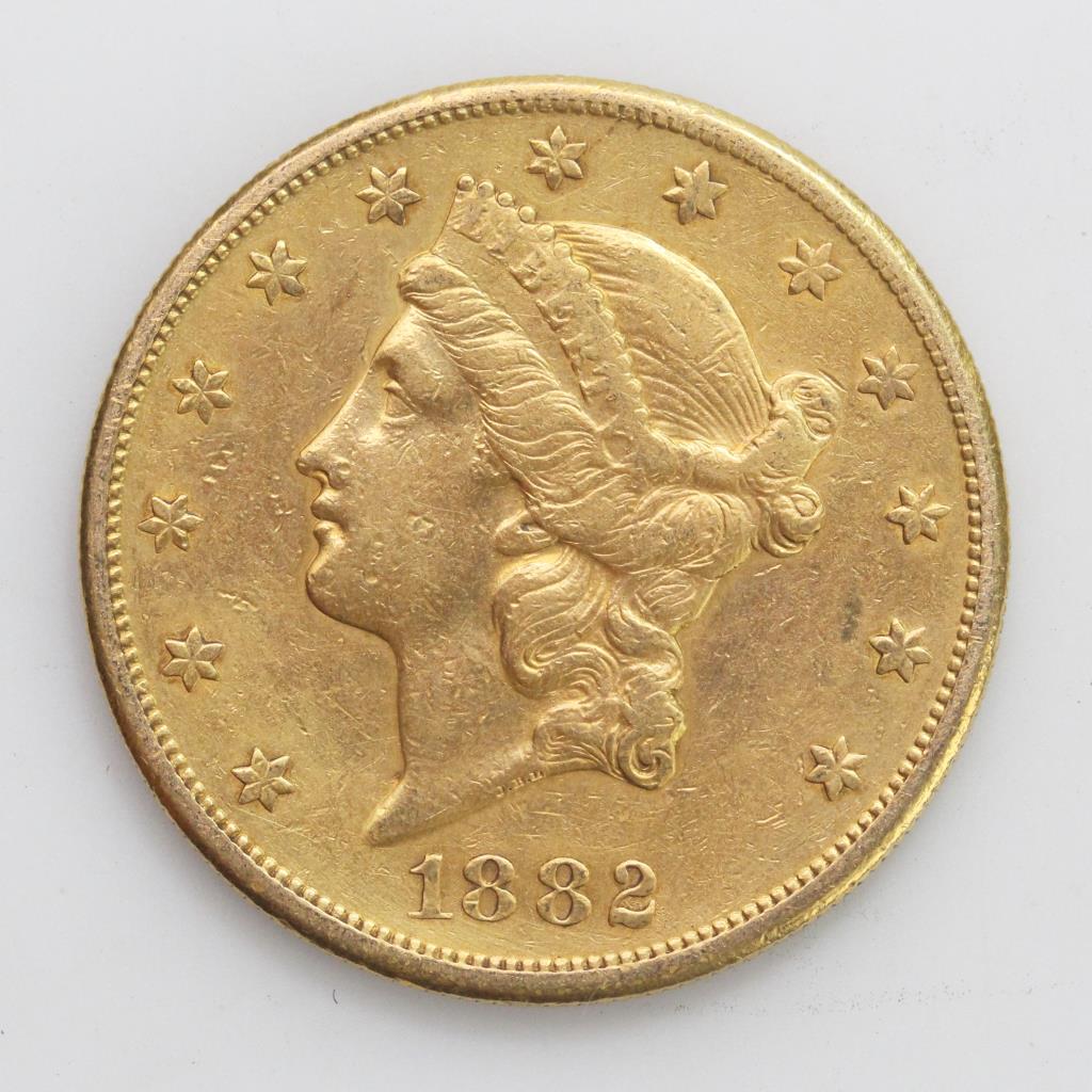 1882-$20 Liberty Head Double Eagle