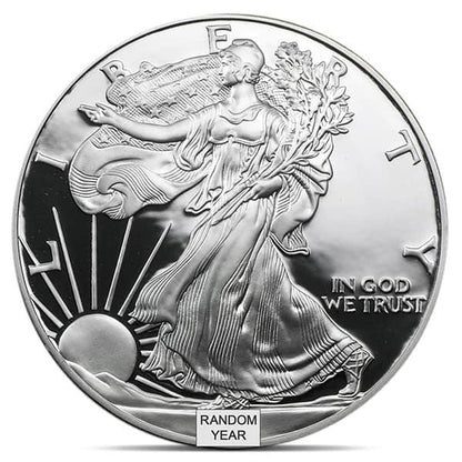 American Silver Eagle Proof Coins - 1 Troy Oz .999 Pure