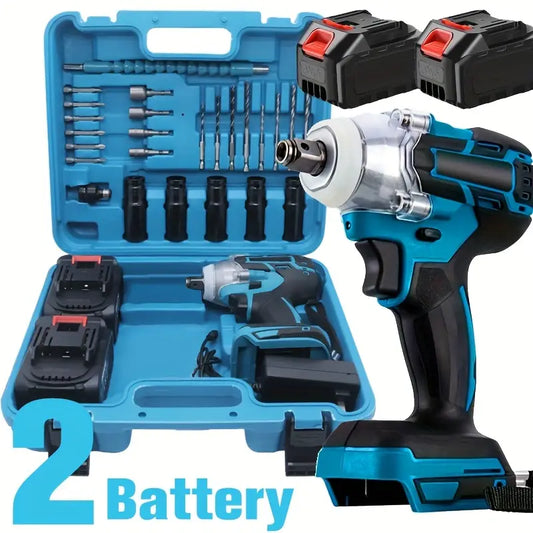 High Impact Torque Wrench 36 V ( Two batteries ) 500 horse power