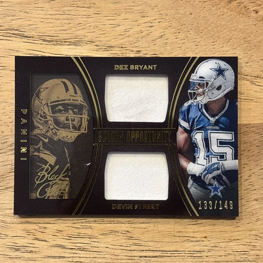 2014 Black Gold Golden Opportunity Dual Jersey Dez Bryant/Devin Street 133/149