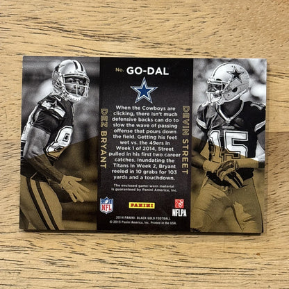 2014 Black Gold Golden Opportunity Dual Jersey Dez Bryant/Devin Street 133/149