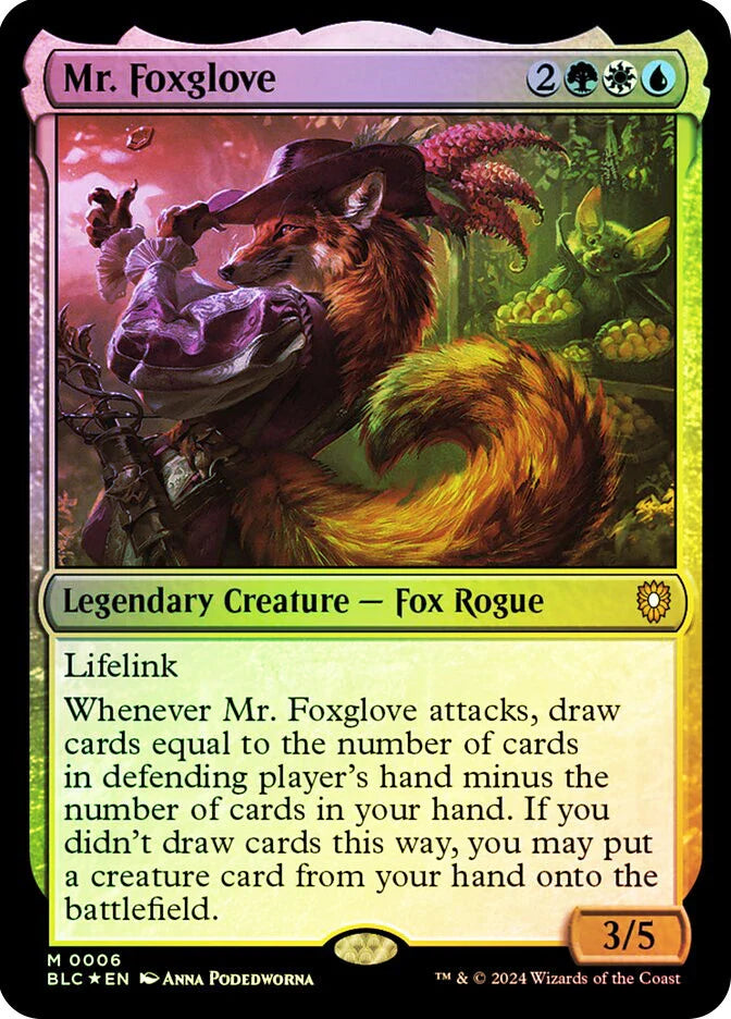 MTG Mr. Foxglove ( Mythic Foil )