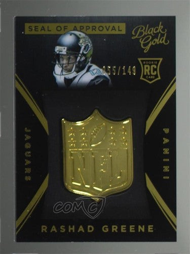 2015 Panini Black Gold NFL Seal of Approval /149 Rashad Greene #SOA-20 Rookie RC