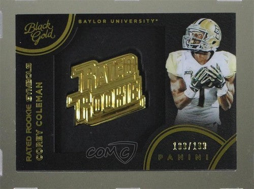 Black Gold Panini " Rated Rookie " Corey Coleman