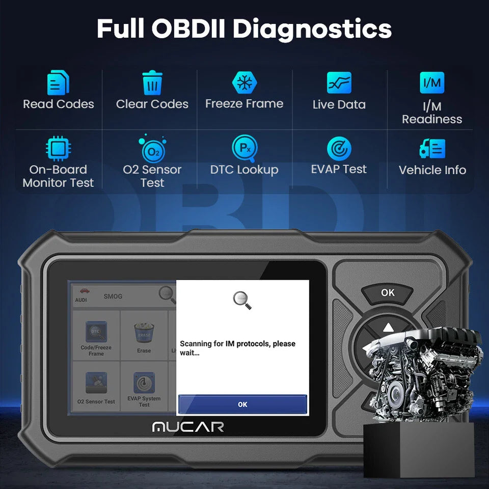MUCAR CDE900/CDE900 PRO OBD2 Auto Diagnostic Tool